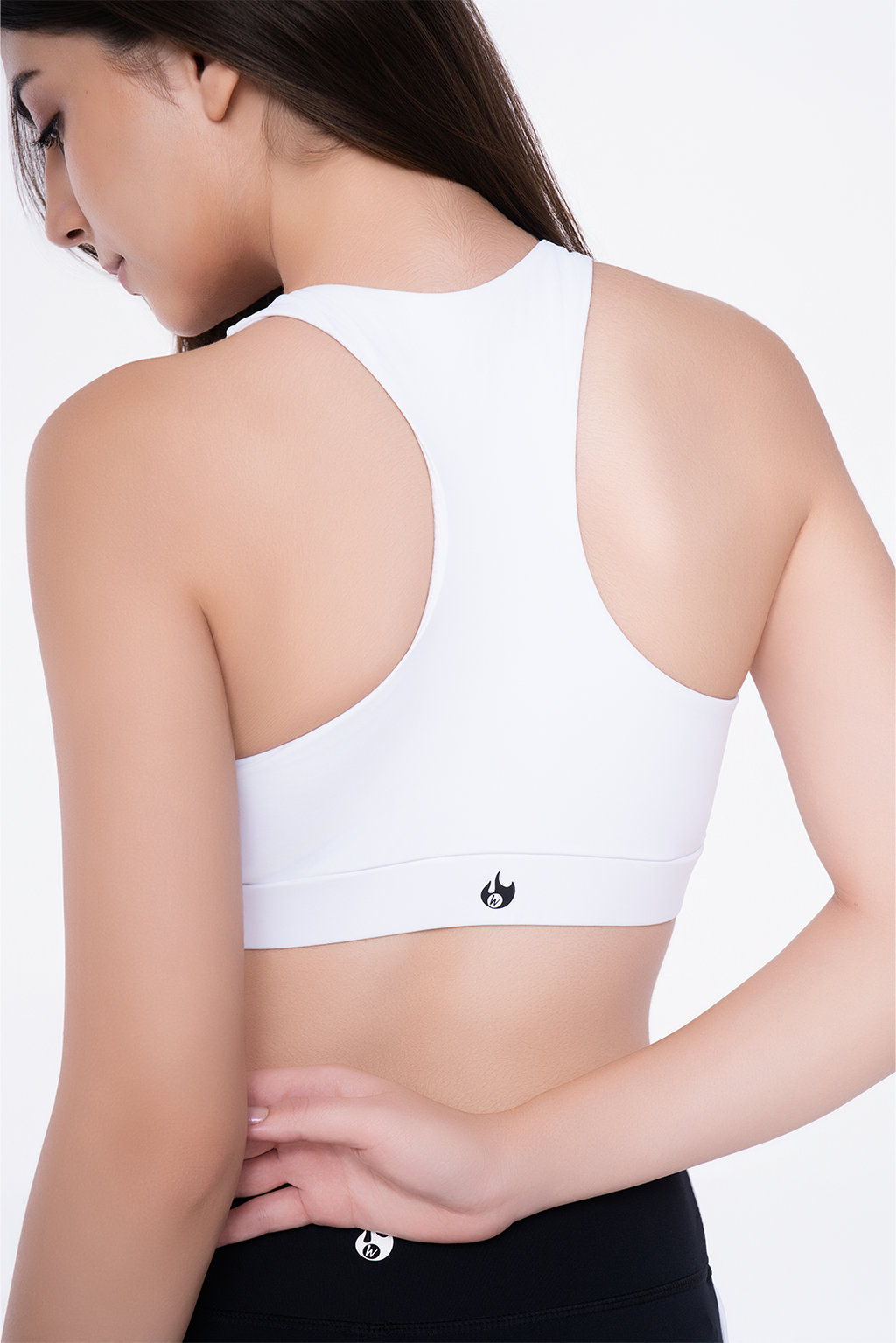 White Strung Bra Top