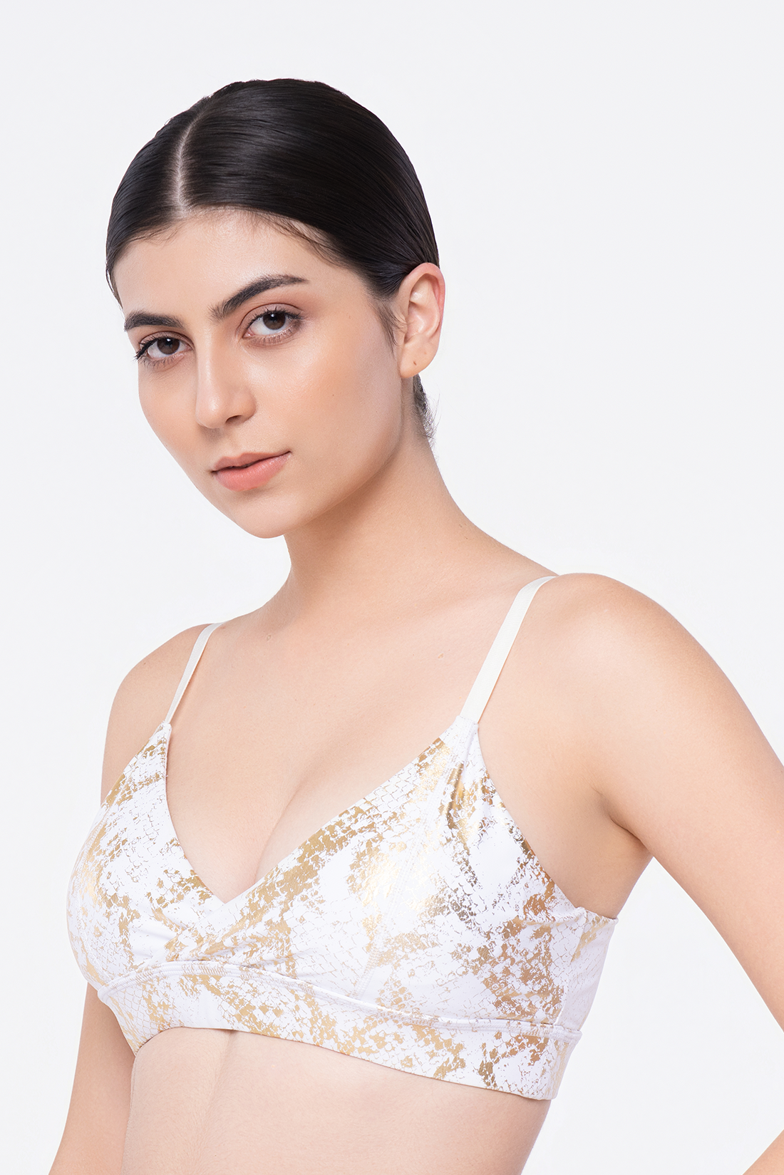 Golden Snake Bra Top