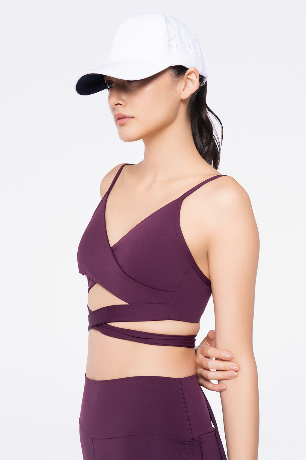 Reverence Top Burgundy