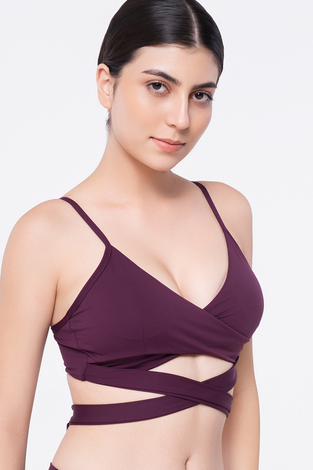 Reverence Top Burgundy