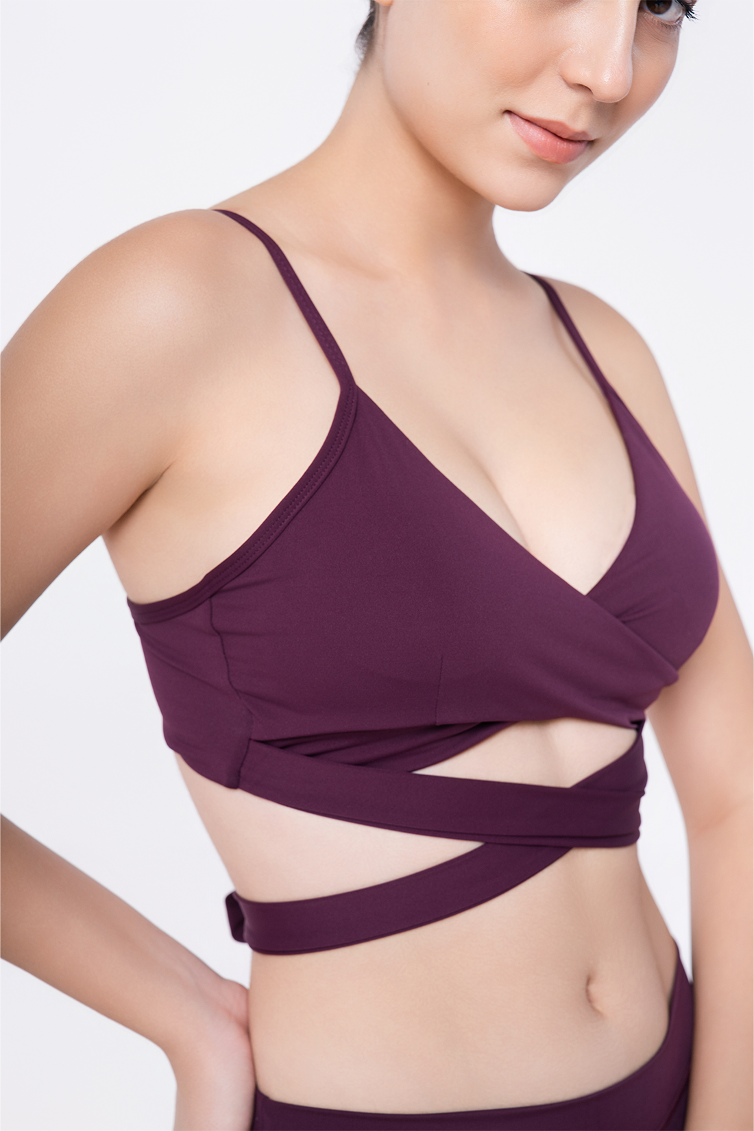 Reverence Top Burgundy