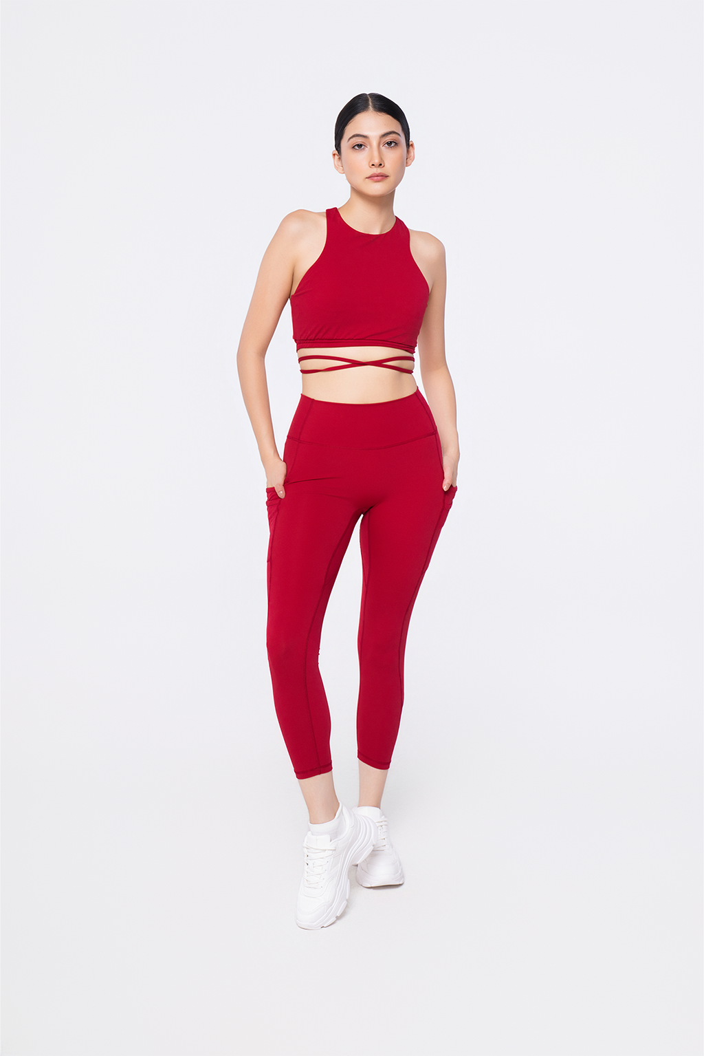 Scarlet Tie Top & Leggings
