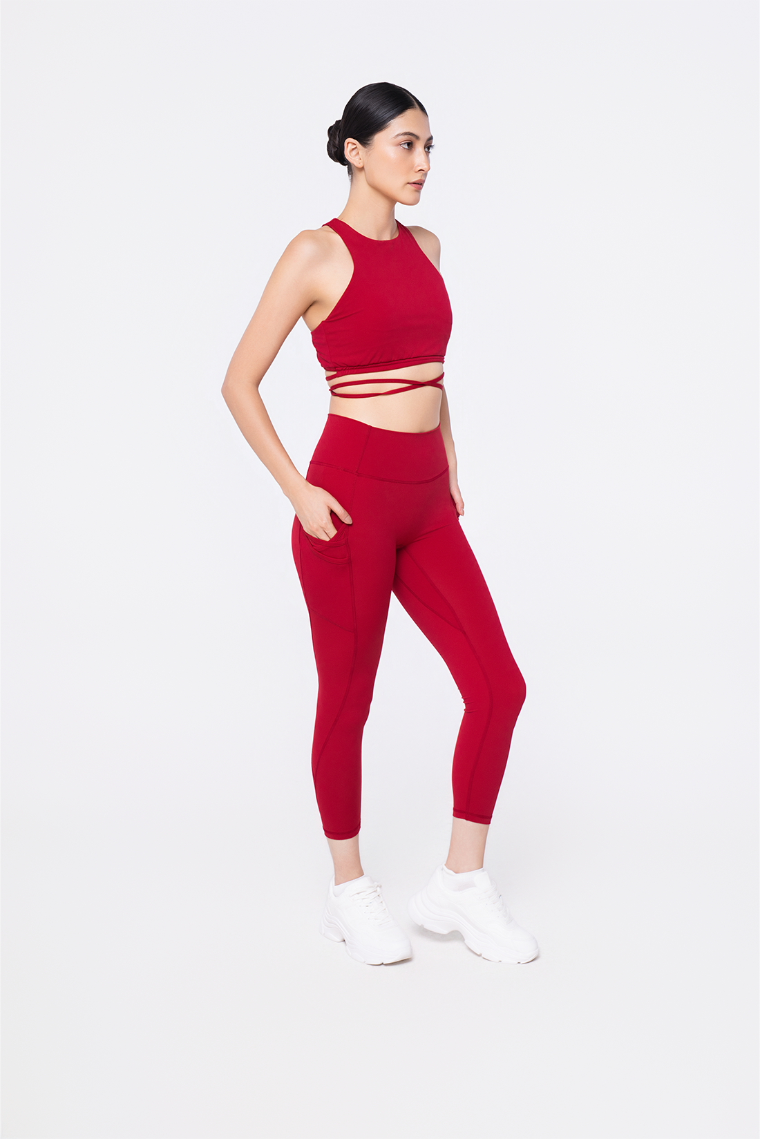 Scarlet Tie Top & Leggings