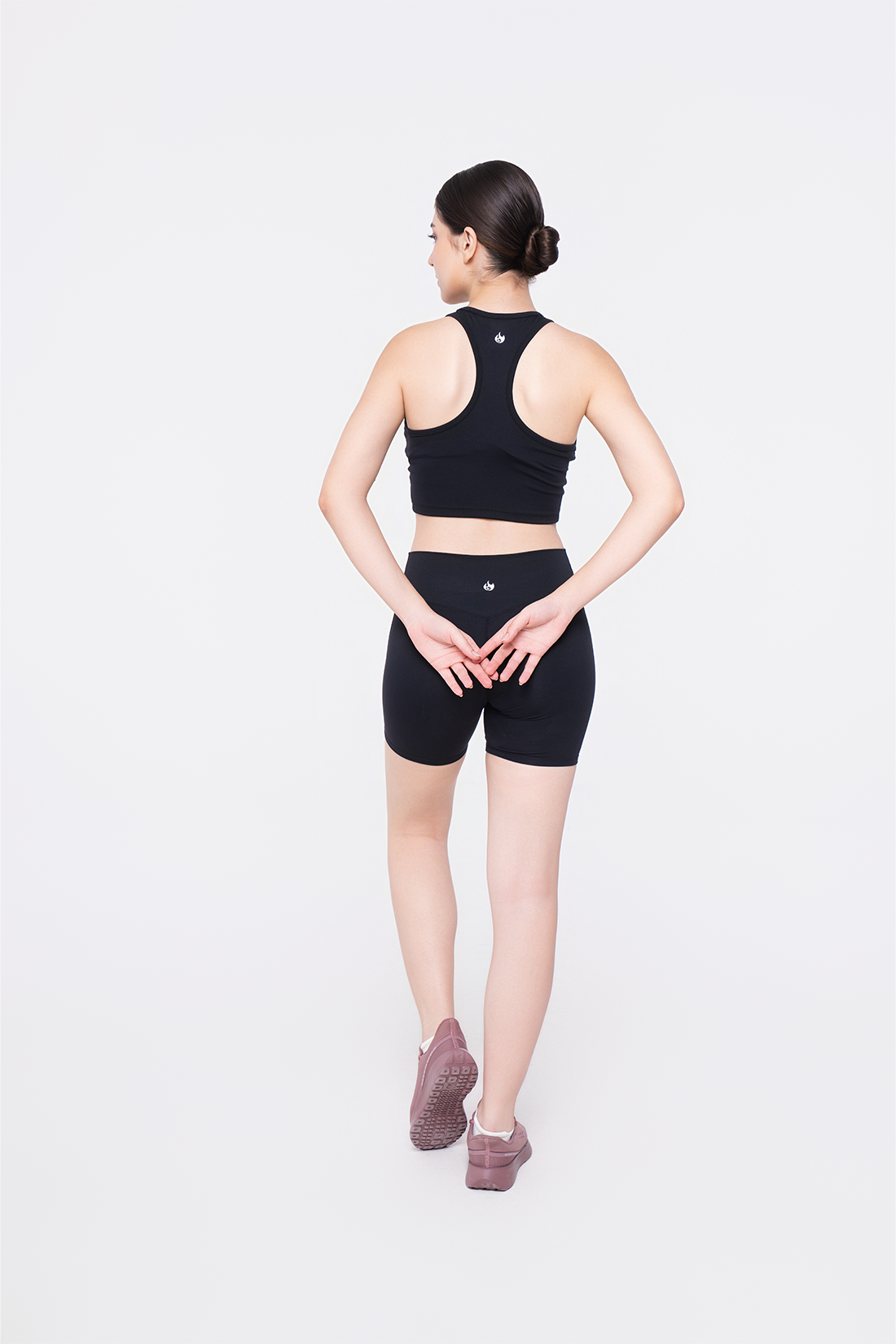 Onyx Bra Top & Bike Shorts