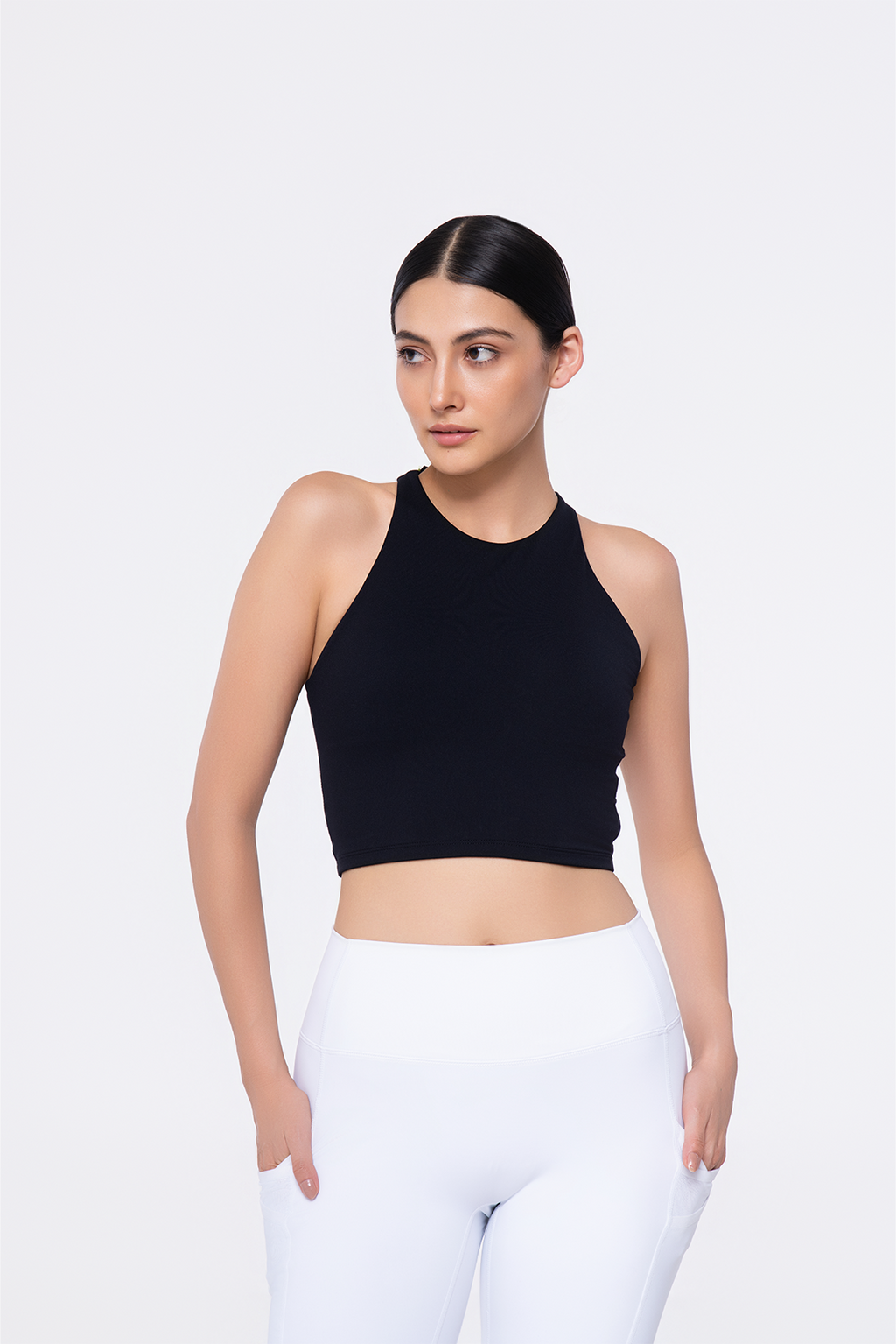 Strappy Align Tank  Black