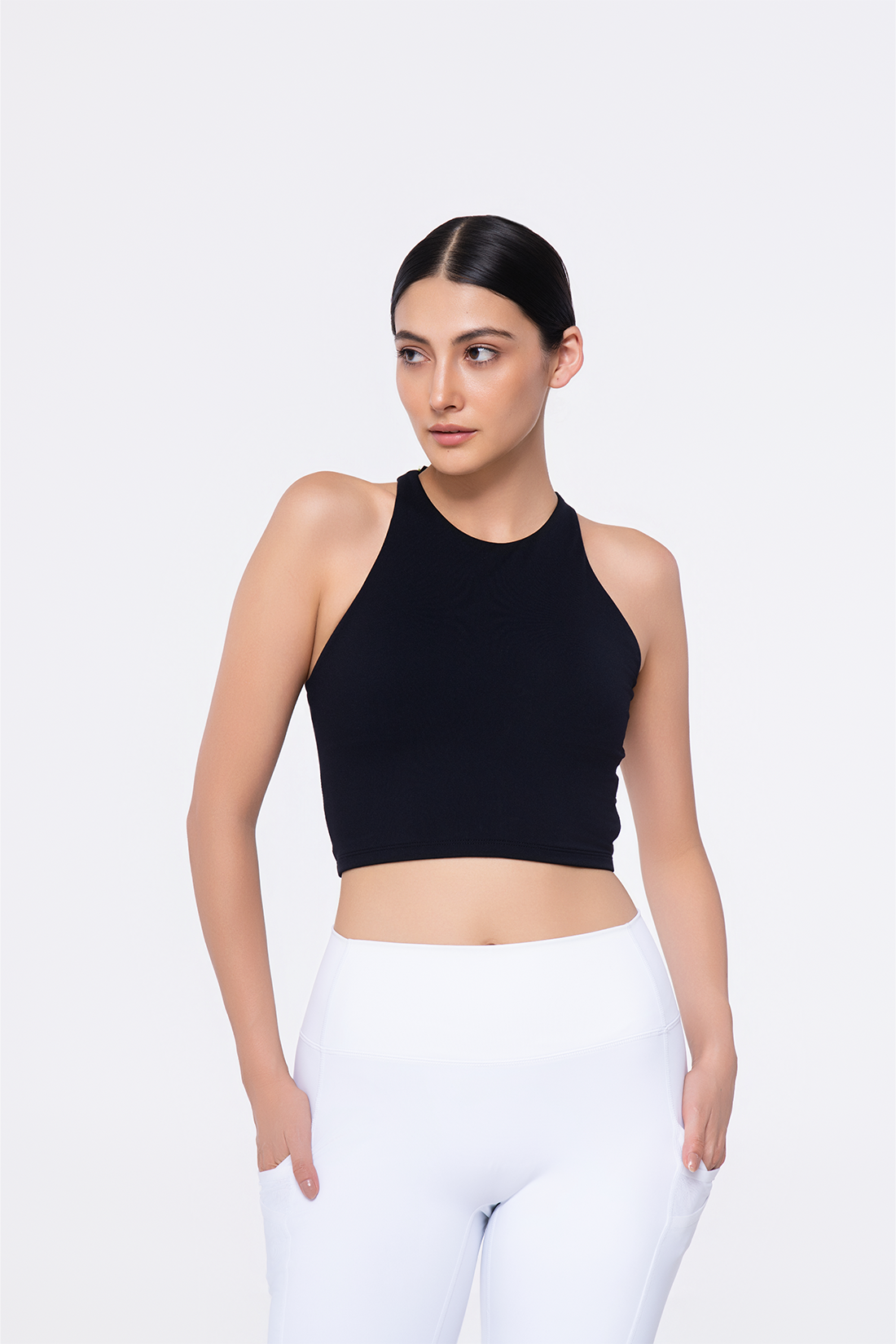 Strappy Align Tank  Black