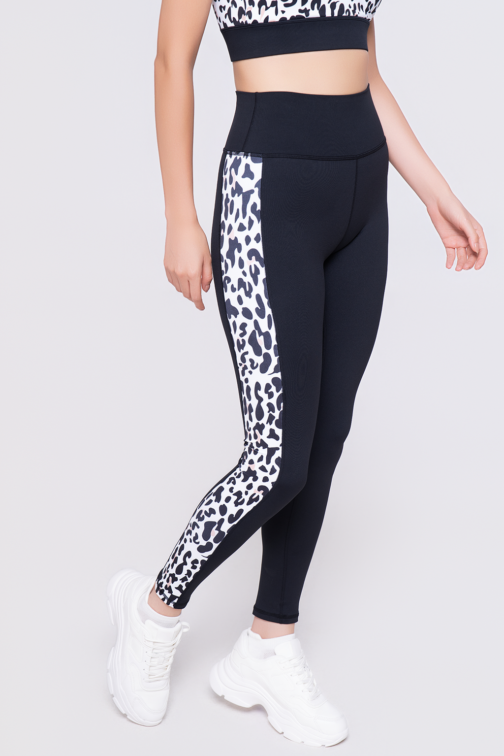 Leopard Stripe Leggings
