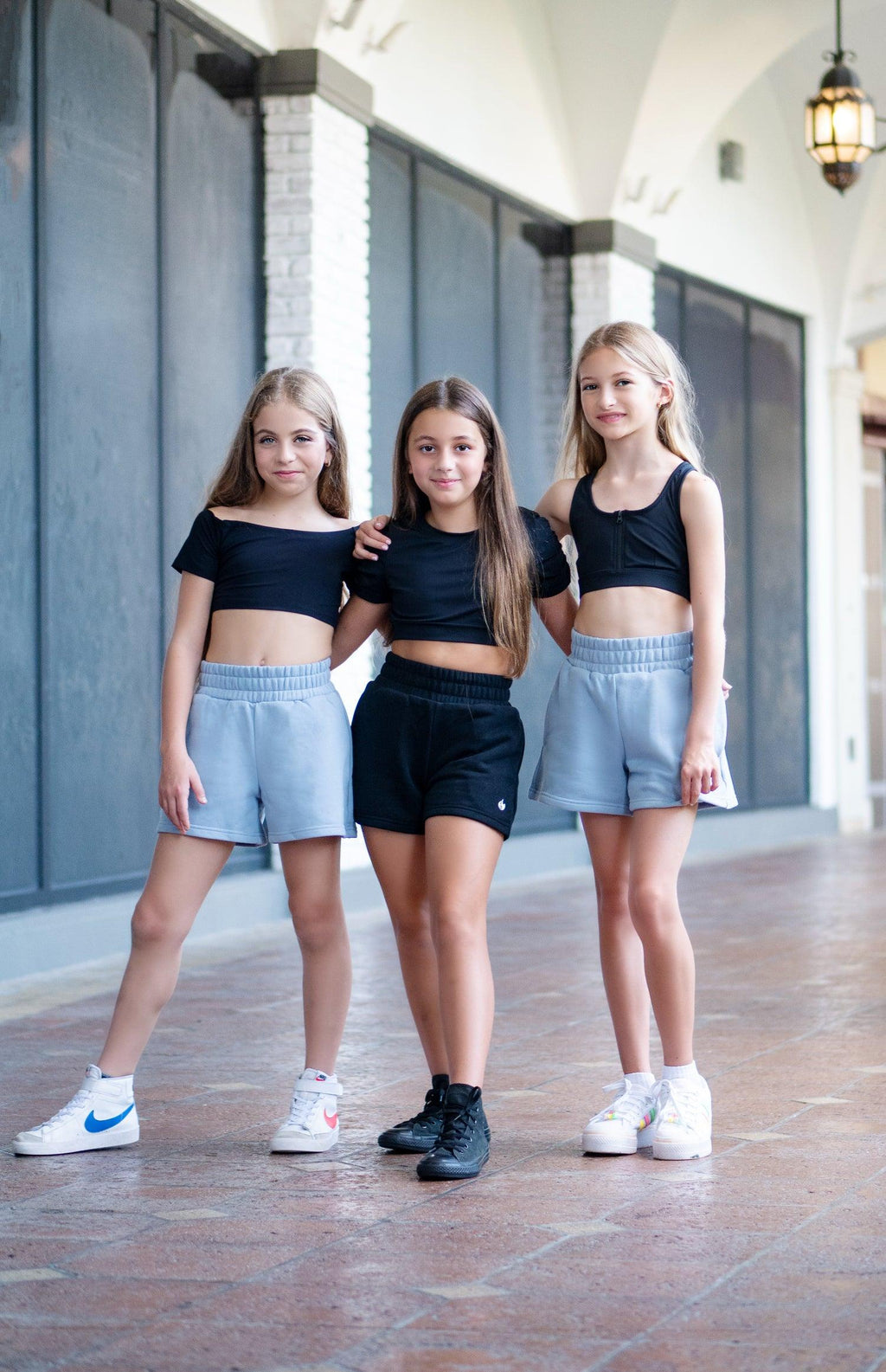 Youth Light Blue Comfy Sweat Shorts