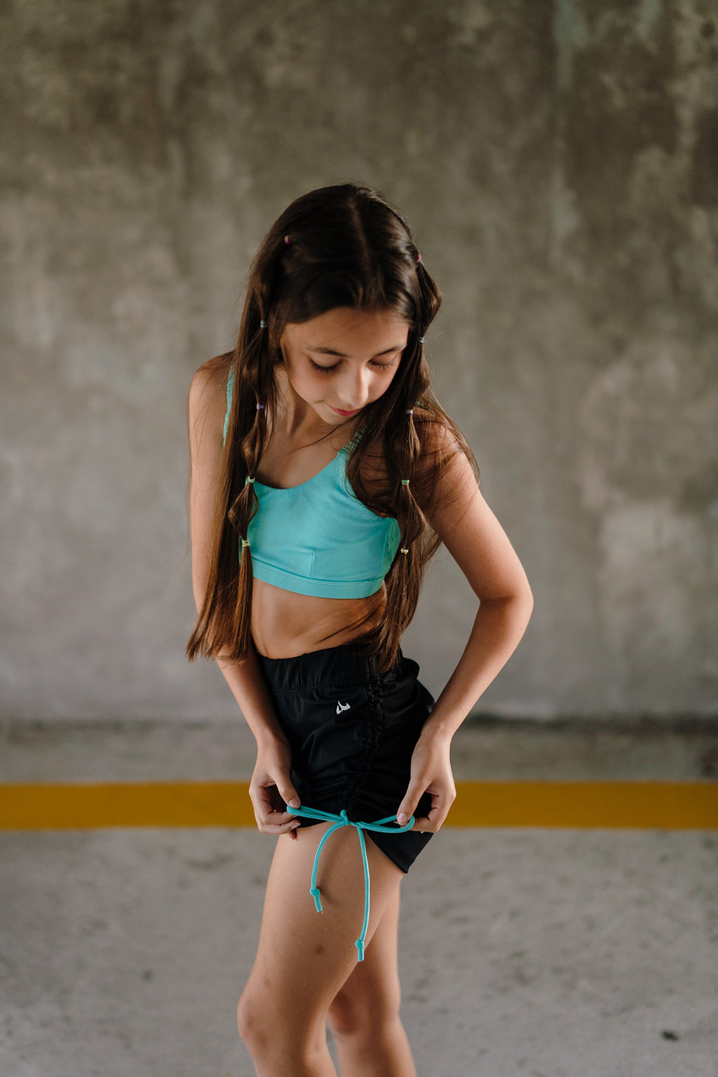 Youth Dazzle String Short with Turquoise String