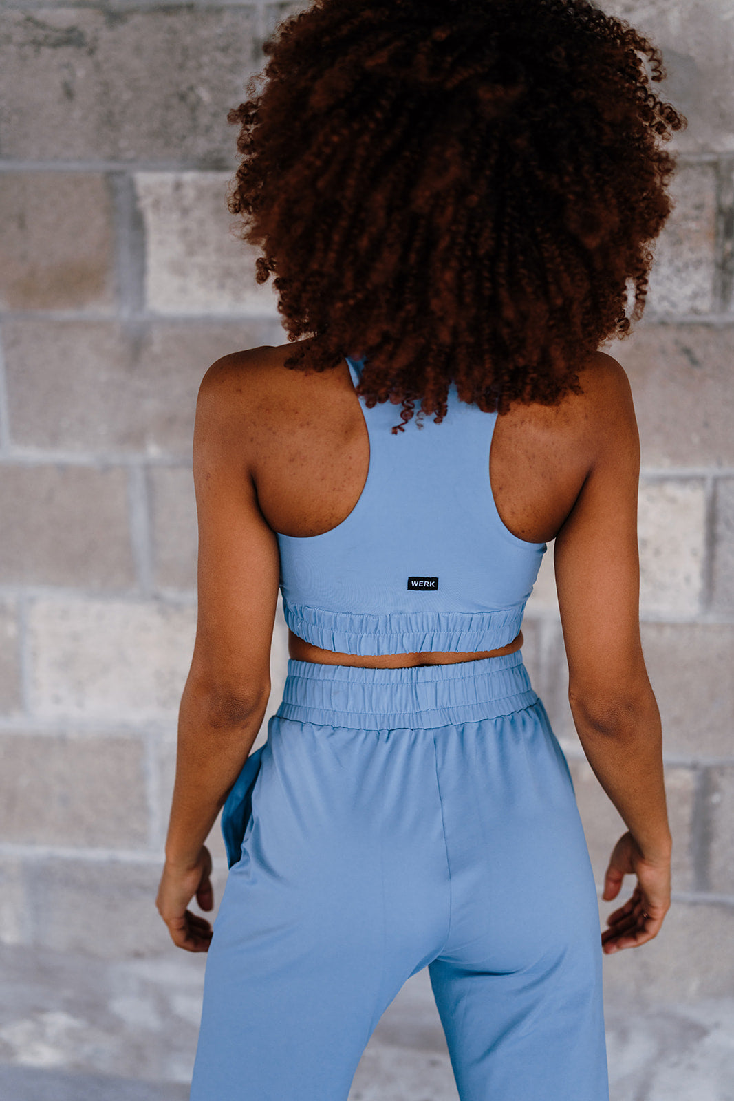 Chalk Blue Track Top