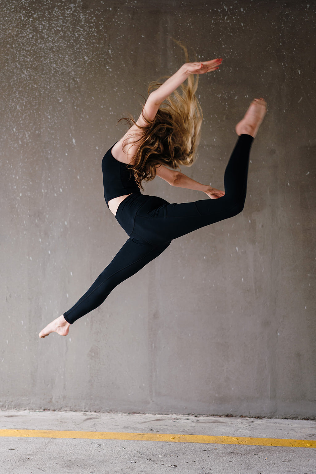 Youth Black Align Pocket Leggings