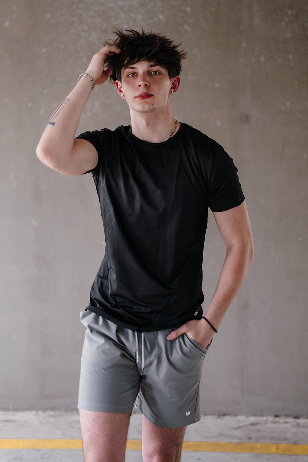 Youth Boys Grey Comfort Shorts