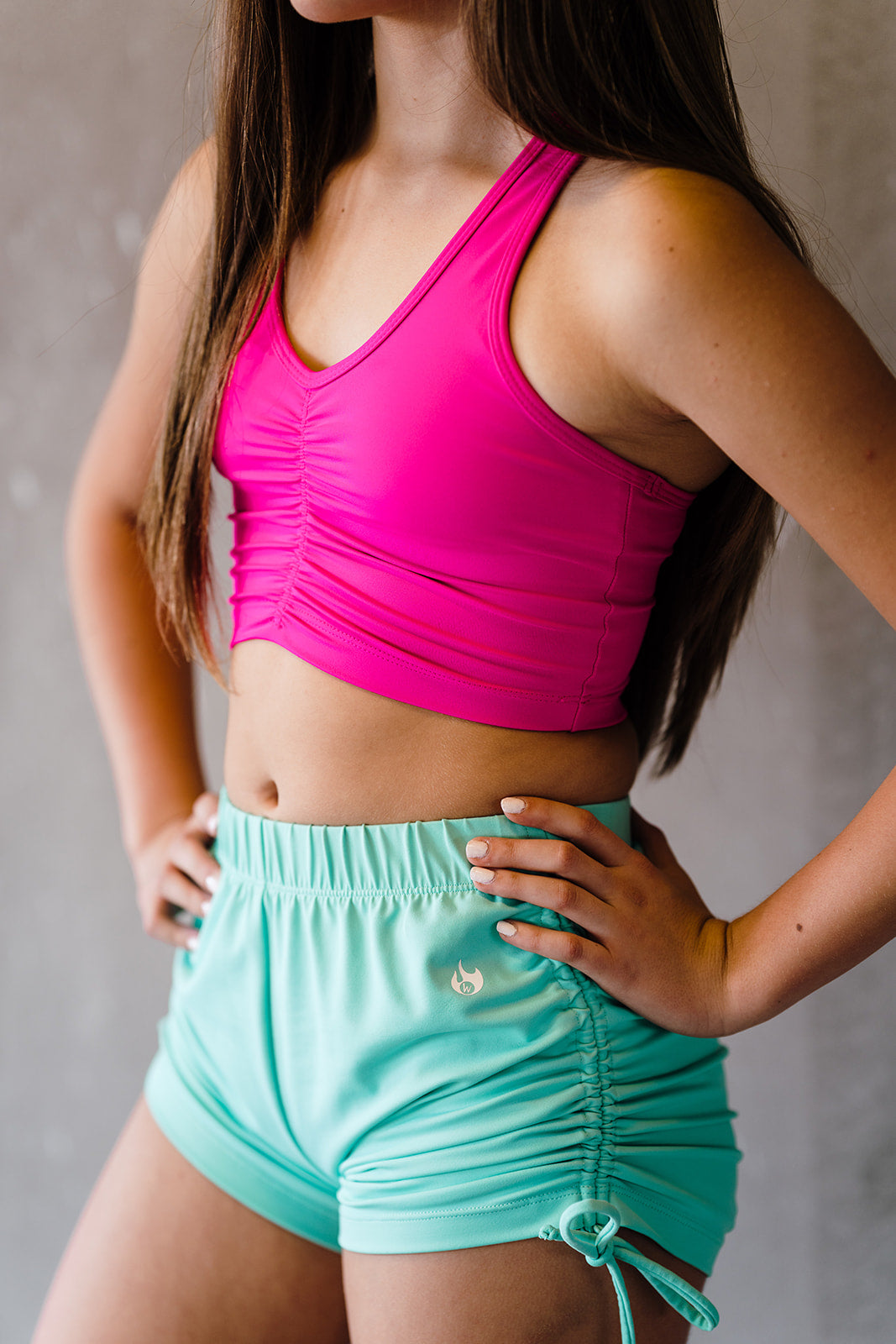 Turquoise Electric String Shorts