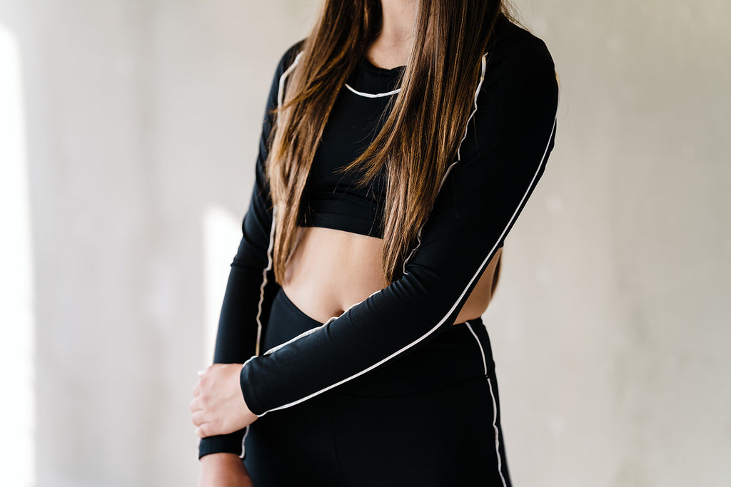 Youth Black Stella Bra Top