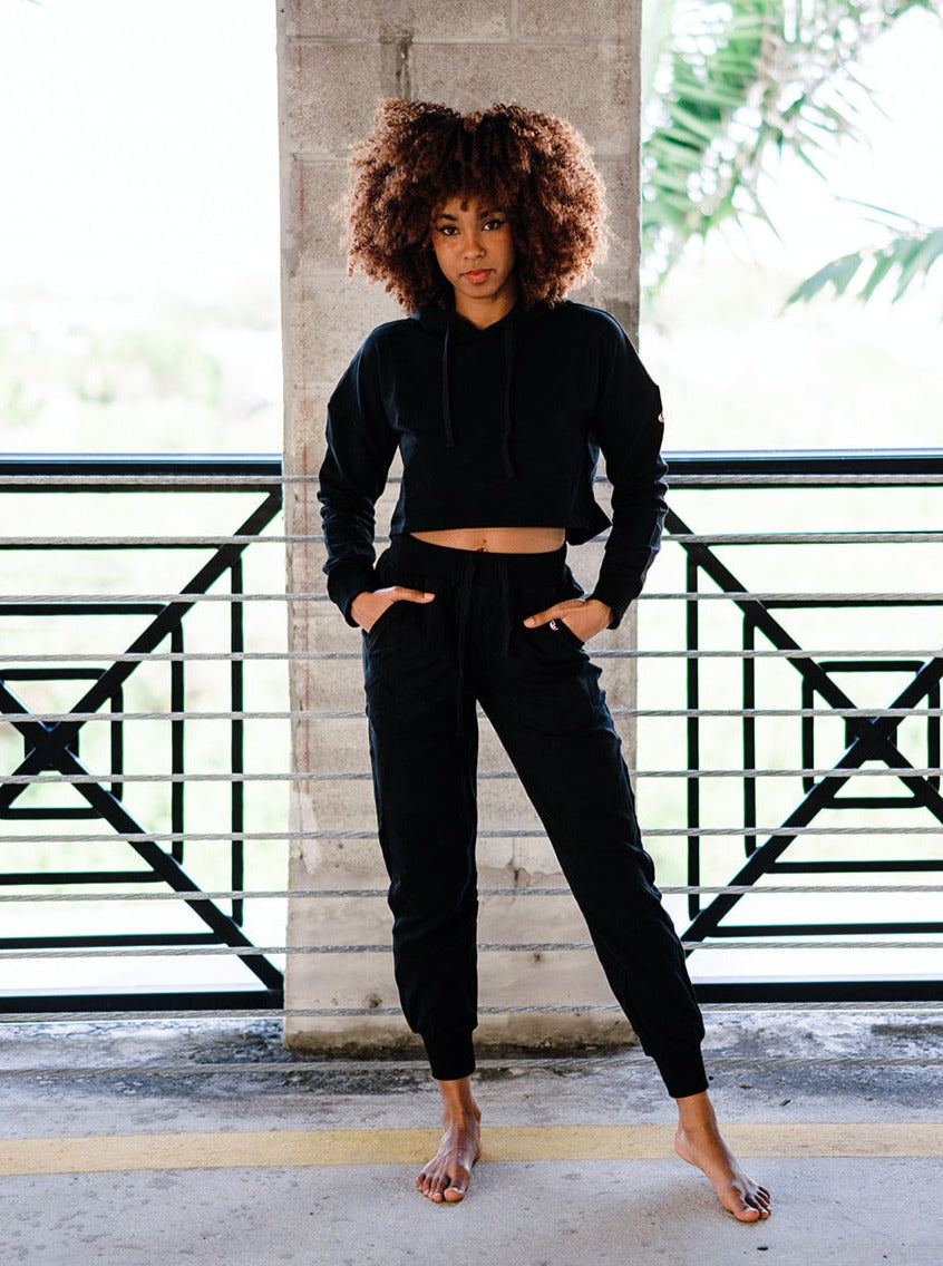 Youth Black Midnight Sweatpants