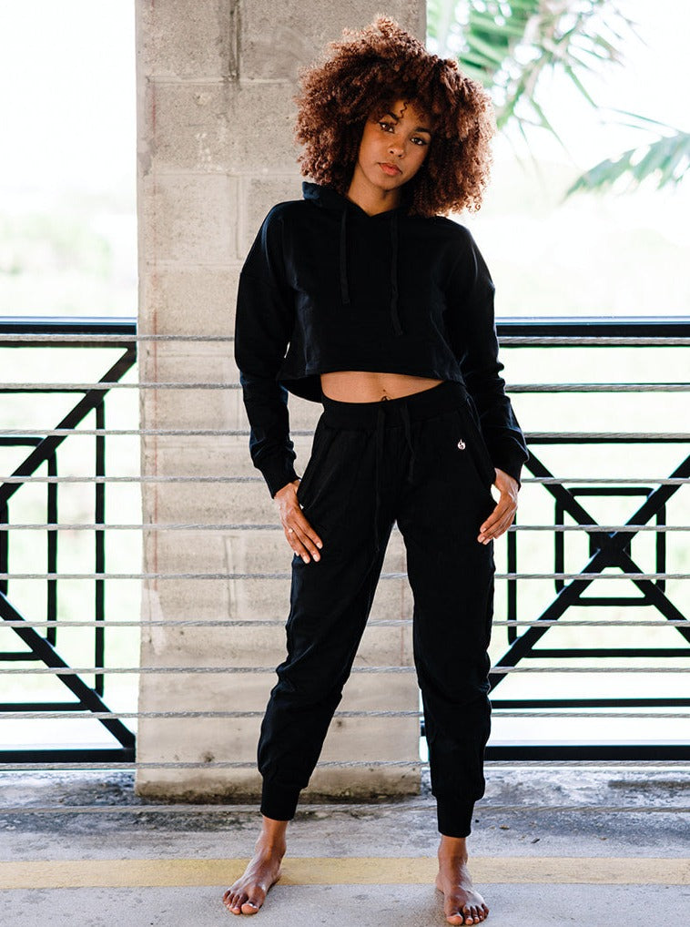 Youth Black Midnight Sweatpants