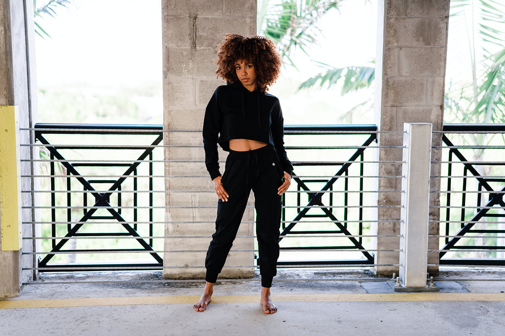 Youth Black Midnight Sweatpants