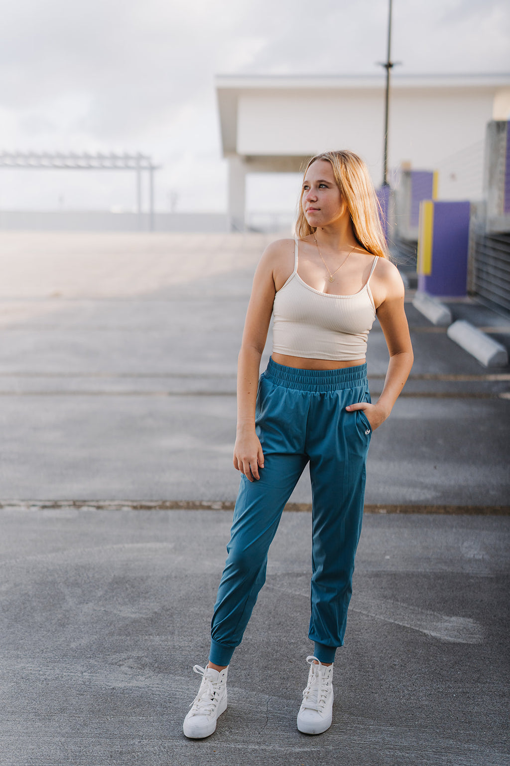 Teal Agate Relax Jogger