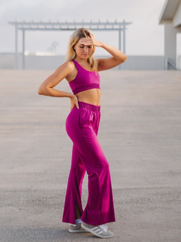 Raspberry Track Pant