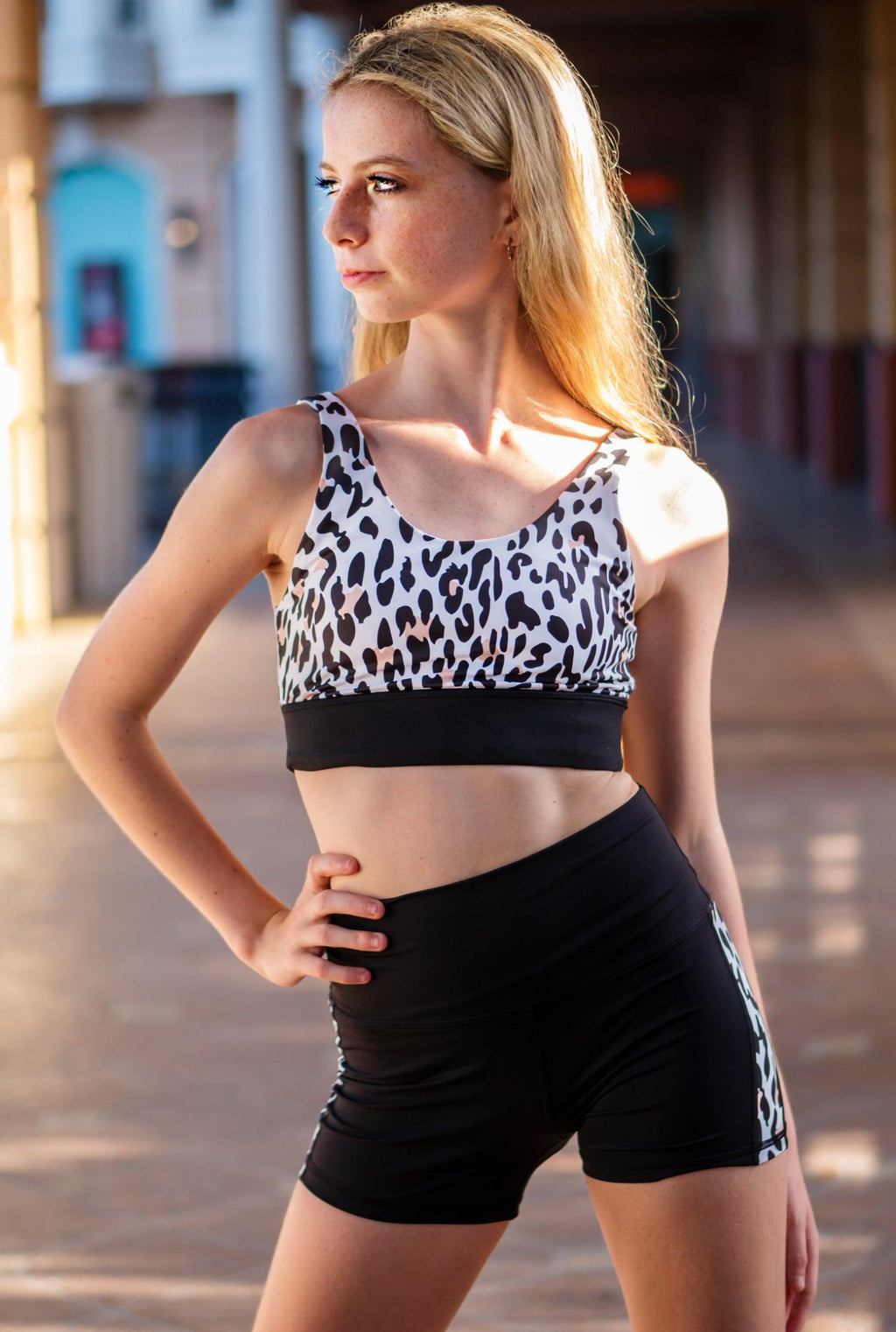 Youth Leopard Stripe Shortie - Werk Dancewear