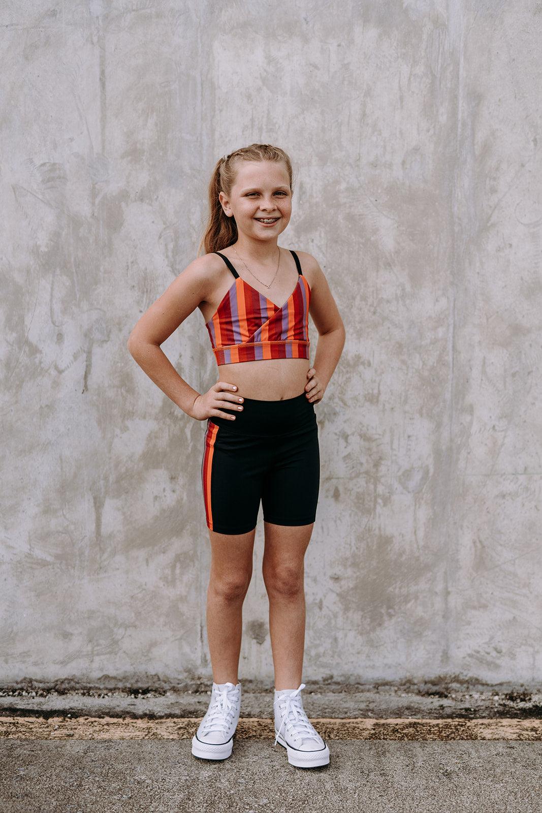 Youth Blaze Bike Shorts - Werk Dancewear