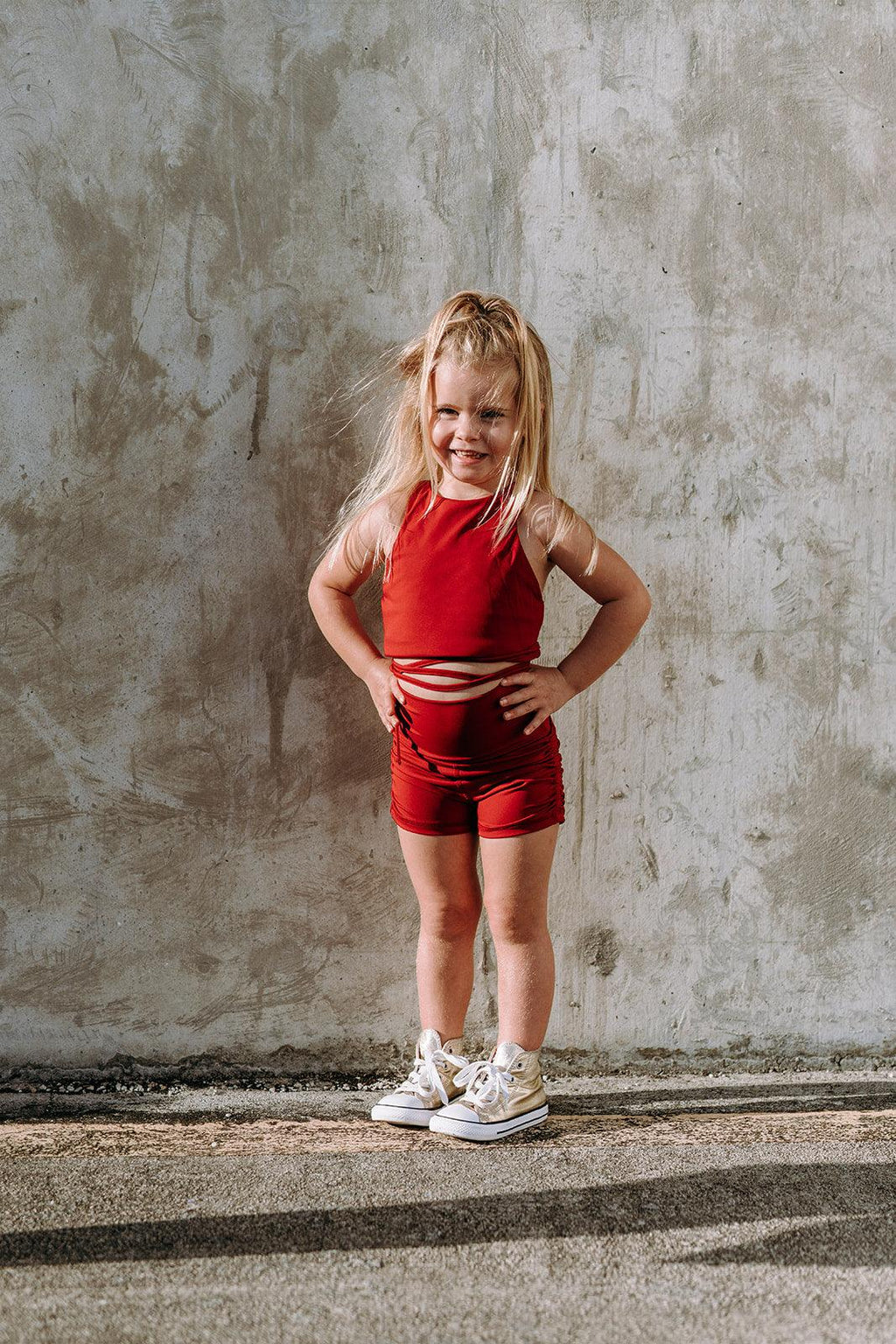 Youth Scarlet Tie Top - Werk Dancewear