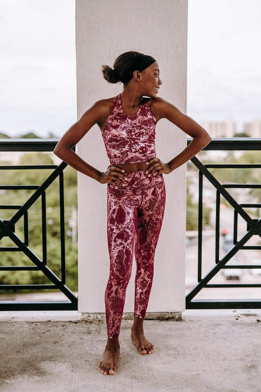 Youth Rose Metallic Halter Top - Werk Dancewear