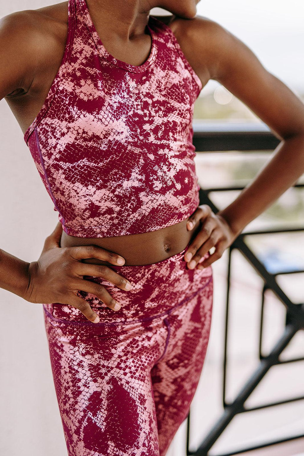 Youth Rose Metallic Halter Top - Werk Dancewear