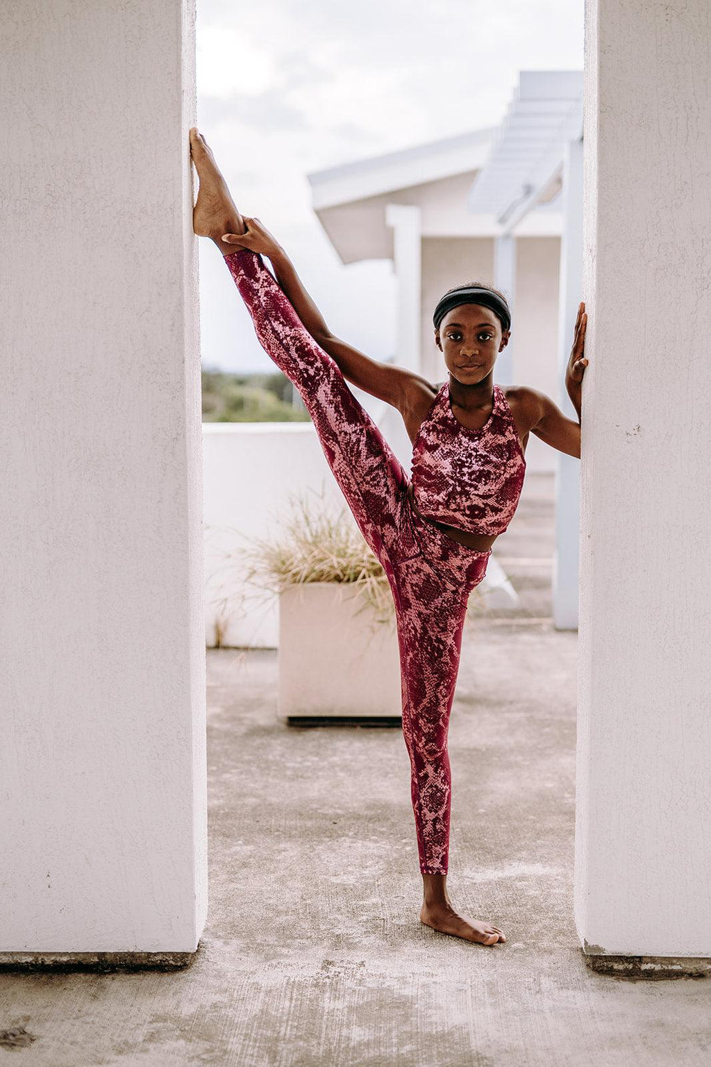 Youth Rose Metallic Leggings - Werk Dancewear