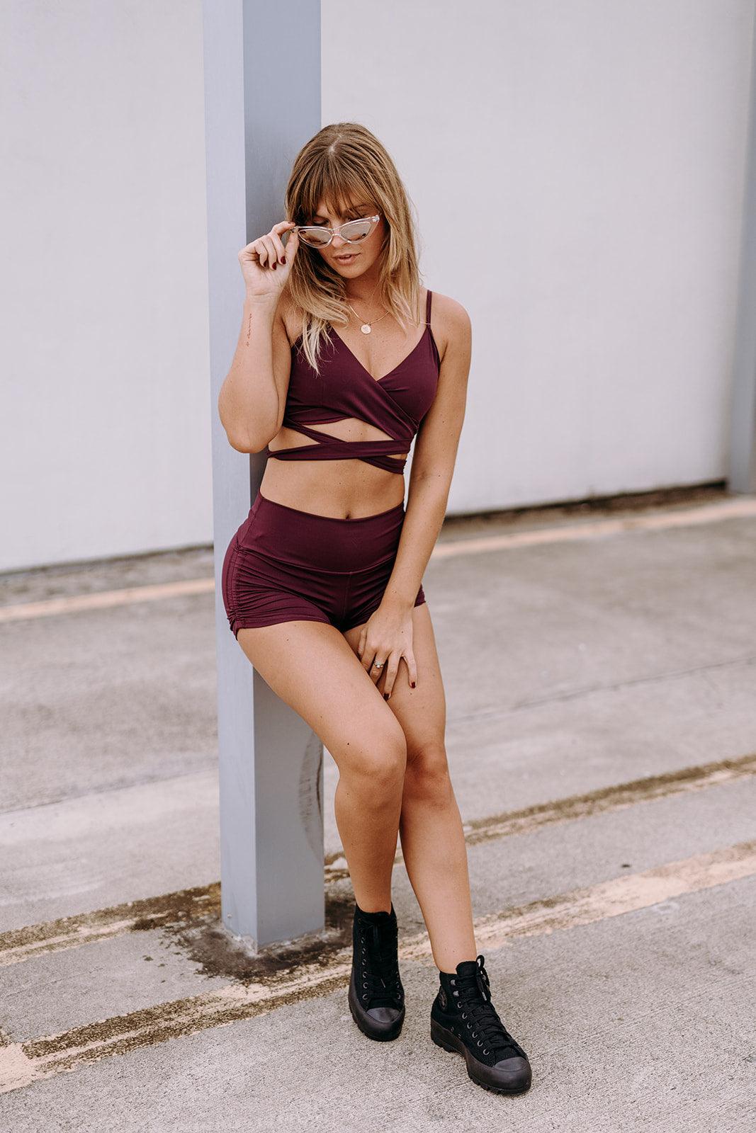 Cabernet Reverence Bra Top - Werk Dancewear