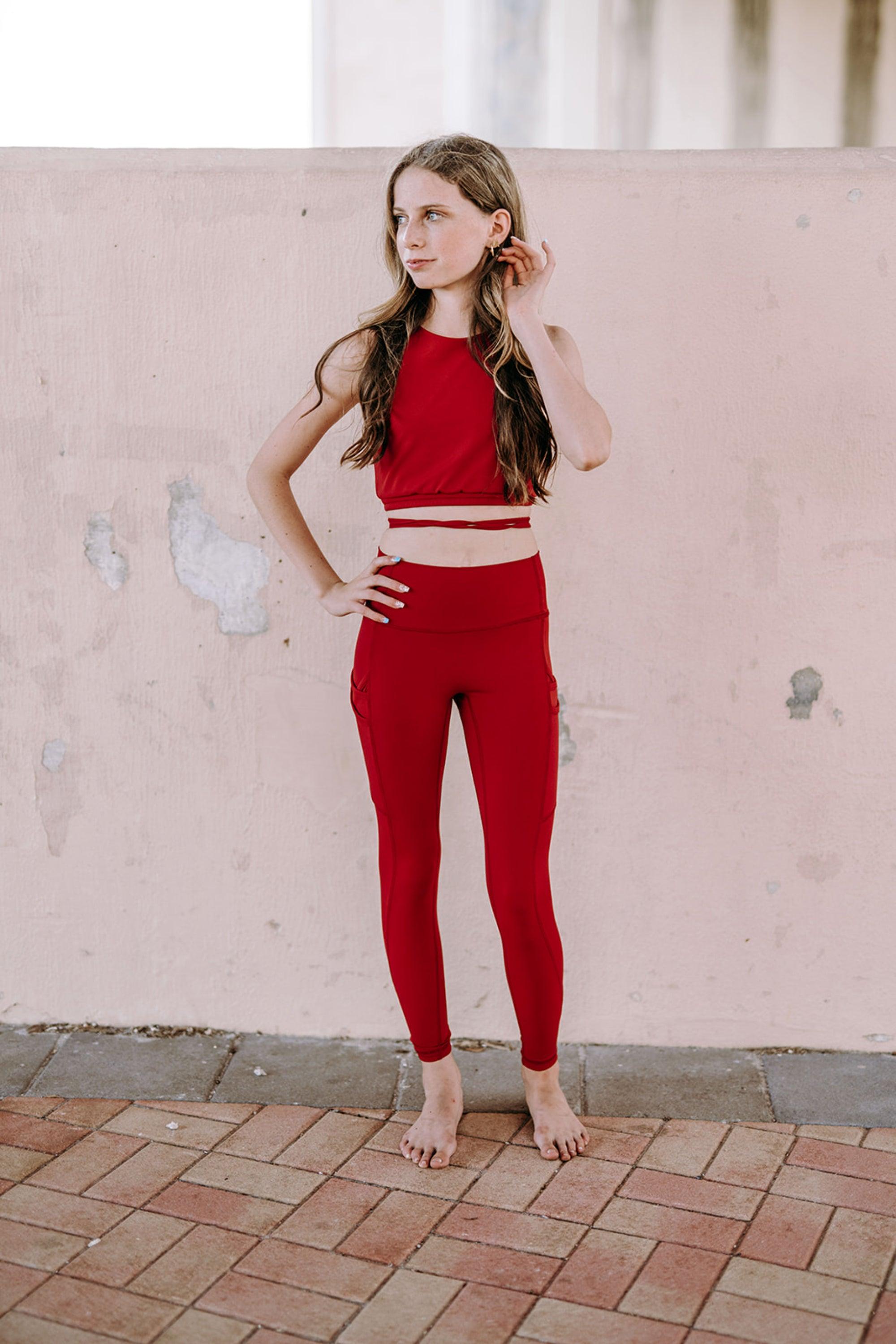 Youth Scarlet Leggings - Werk Dancewear