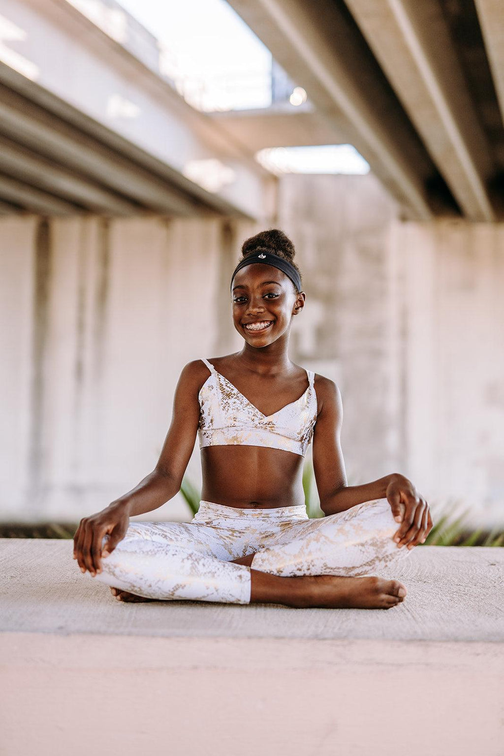 Youth Golden Snake Leggings - Werk Dancewear