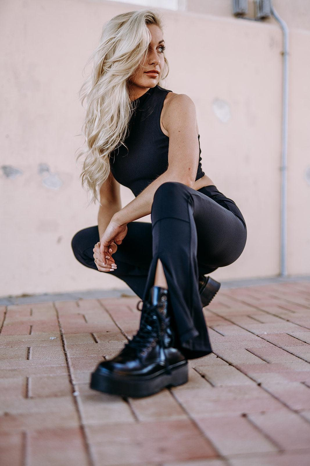 High Neck Crop Top - Werk Dancewear