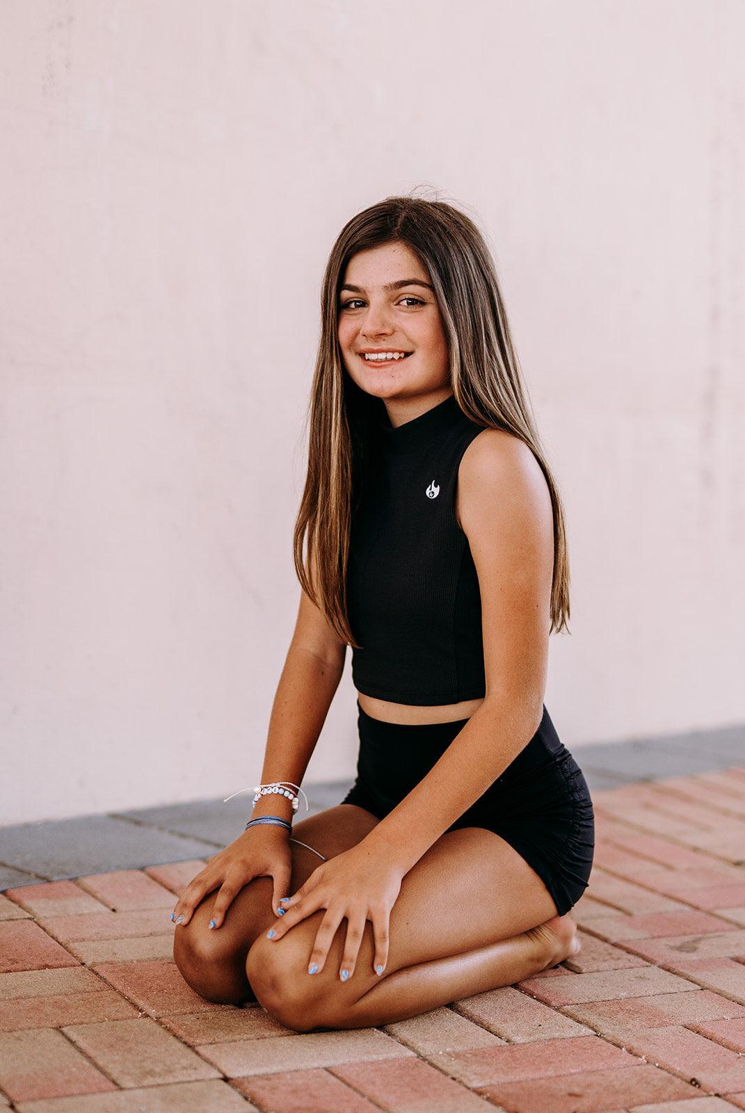 Youth High Neck Crop Top - Werk Dancewear